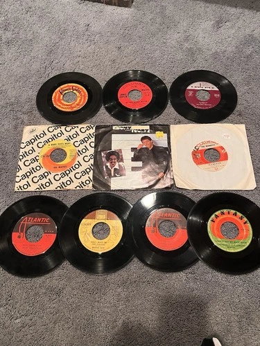 Singles Lot The Beatles, The Monkees, CCR and More (Poor Condition)