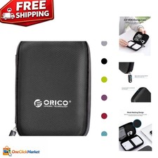 Compact 2.5" Hard Drive Case - Elegant and Lightweight Storage for Accessories