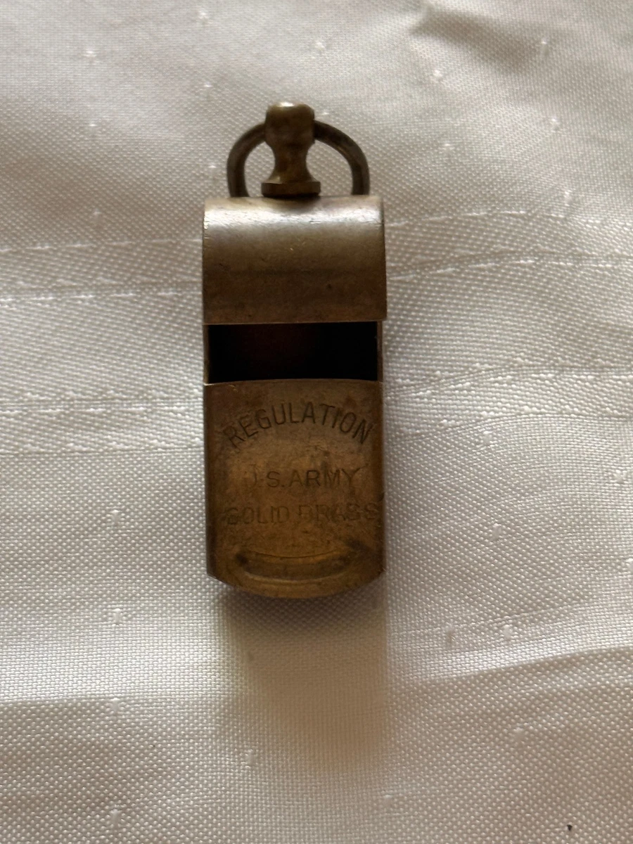 Brass Military Whistle In Collectible Police Whistles for sale | eBay