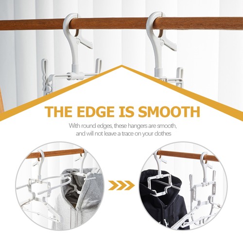 Percha Plegable Bebé Viaje Perchas Plegables para Sudaderas de Viaje - Imagen 10 de 12