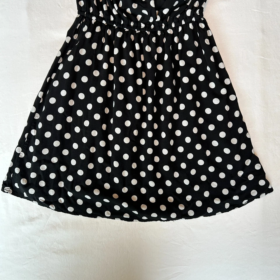 Minivestido vintage Y2K blanco y negro lunares de DEB Foto 4 de 4