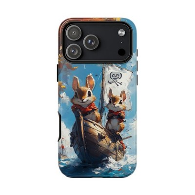 Phone Ink - iPhone | Galaxy | Pixel Case - Pirate Squirrels Ship Ocean Mice Cute