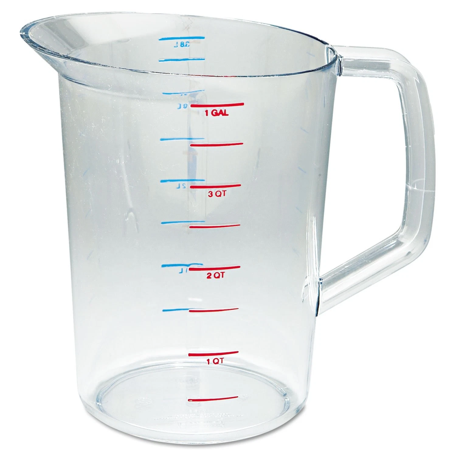 Rubbermaid Commercial Products Bouncer Measuring Cup, 4-Quart, Clear,
