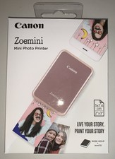 Canon Zoemini Smartphone Mini Photo Printer PV123RGW Rose Gold 