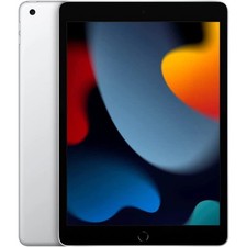 2021 Apple iPad 9th Gen 10.2" 64GB WiFi  Cellular   Silver -Excellent Condition