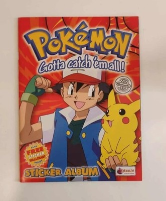 NEU Merlin Topps Pokemon Serie 1 Stickeralbum leer + Poster innen
