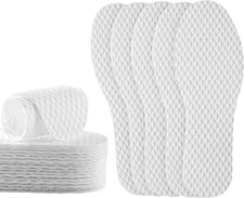 20 Pairs Disposable Insoles - Breathable Shoe Liners for Men and Women, Ultra-Th