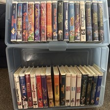 Disney Classics VHS Lot of 32 Home Movies Children Family Video Some Rare Ones