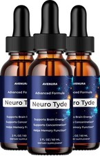 (3 Pack) Neuro Tyde Liquid Drops – Neuro Tyde Memory Focus Brain Support