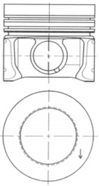 Kolbenschmidt Kolben 41095610 FüR A3 Golf Audi Skoda 5K1 6C1 Caddy AJ5 6R1 Seat-image