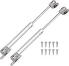 2x Gas Struts 100N Hydraulic Lift Support Hinge for Toy Box Cupboard Chest Lid