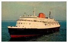 Postcard BOAT SCENE Sydney Nova Scotia NS AR4293