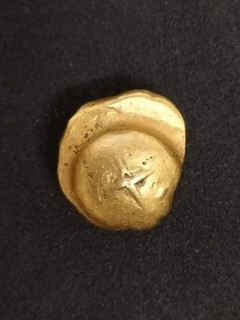 Monnaie Gauloise Or – Statère globulaire à la croix – Sénons – 100 à 80