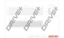 Dr!ve+ Luftfilter DP1110.10.0541 für DACIA  passend für NISSAN RENAULT