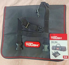 Hyper Tough Polyester Tool Roll TT50217D, Portable Tool Organizer Rollup
