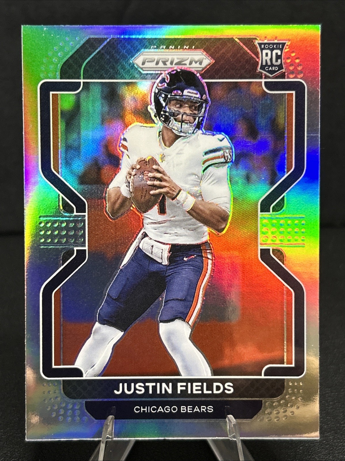 2021 Panini Prizm - Rookie Justin Fields #334 Silver Prizm (RC)