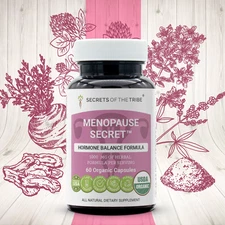 Secrets Of The Tribe Menopause Secret Capsules, 500 mg