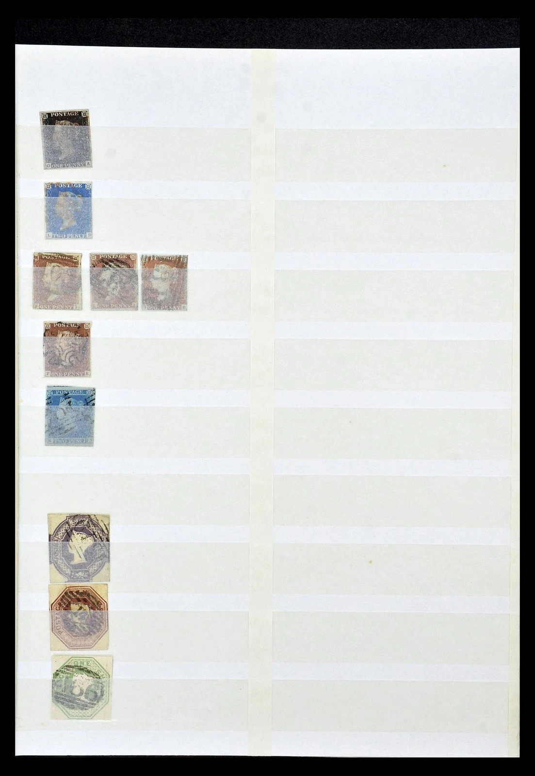 GREAT BRITAIN 1840-1969 Used w/ Key Items Penny Embossed Stamp Collection