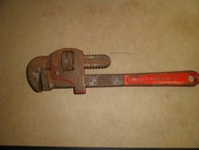 Vintage No 14 Pipe Monkey Wrench Plumbing Tool. Made in USA