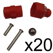 Twenty 20 New Screw-In Water Nipple Drinkers for Various Poultry Drinkers