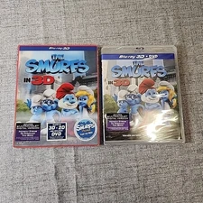 The Smurfs (Blu-ray 3D, 2011) Neil Patrick Harris  Bluray ... BRAND NEW SEALED..