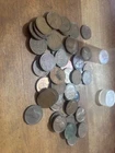 1930-d FULL RULL OF VINTAGE WHEAT PENNIES 50 PENNY ROLL