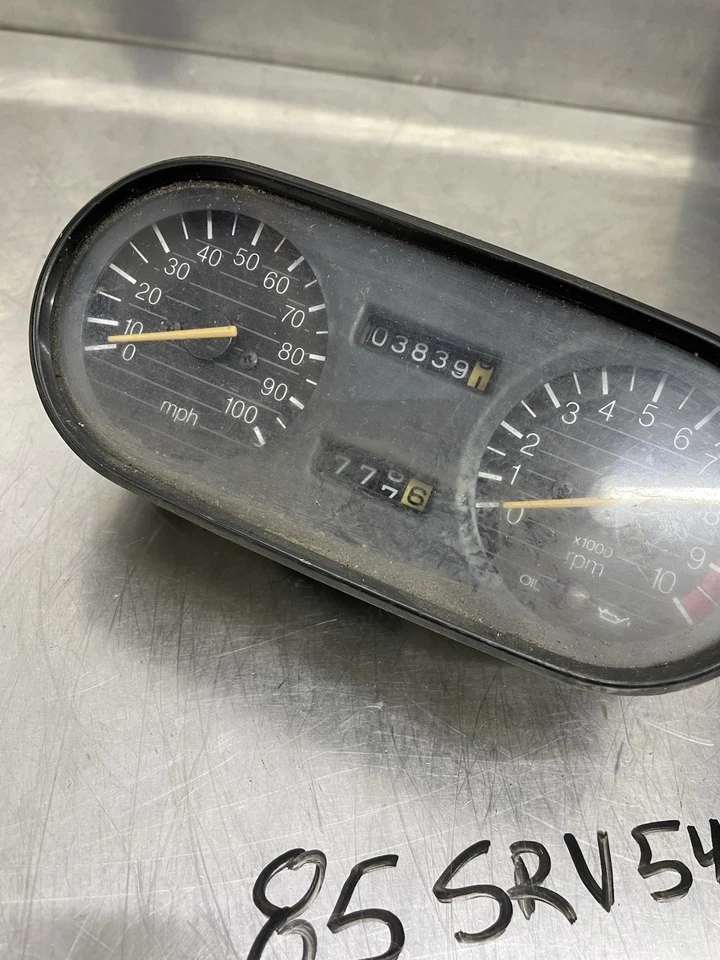 85-89 SRV 540 Yamaha XL540 XL-V SR-V OEM Speedometer Gauge Tach Dash Cluster - Image 2 of 4