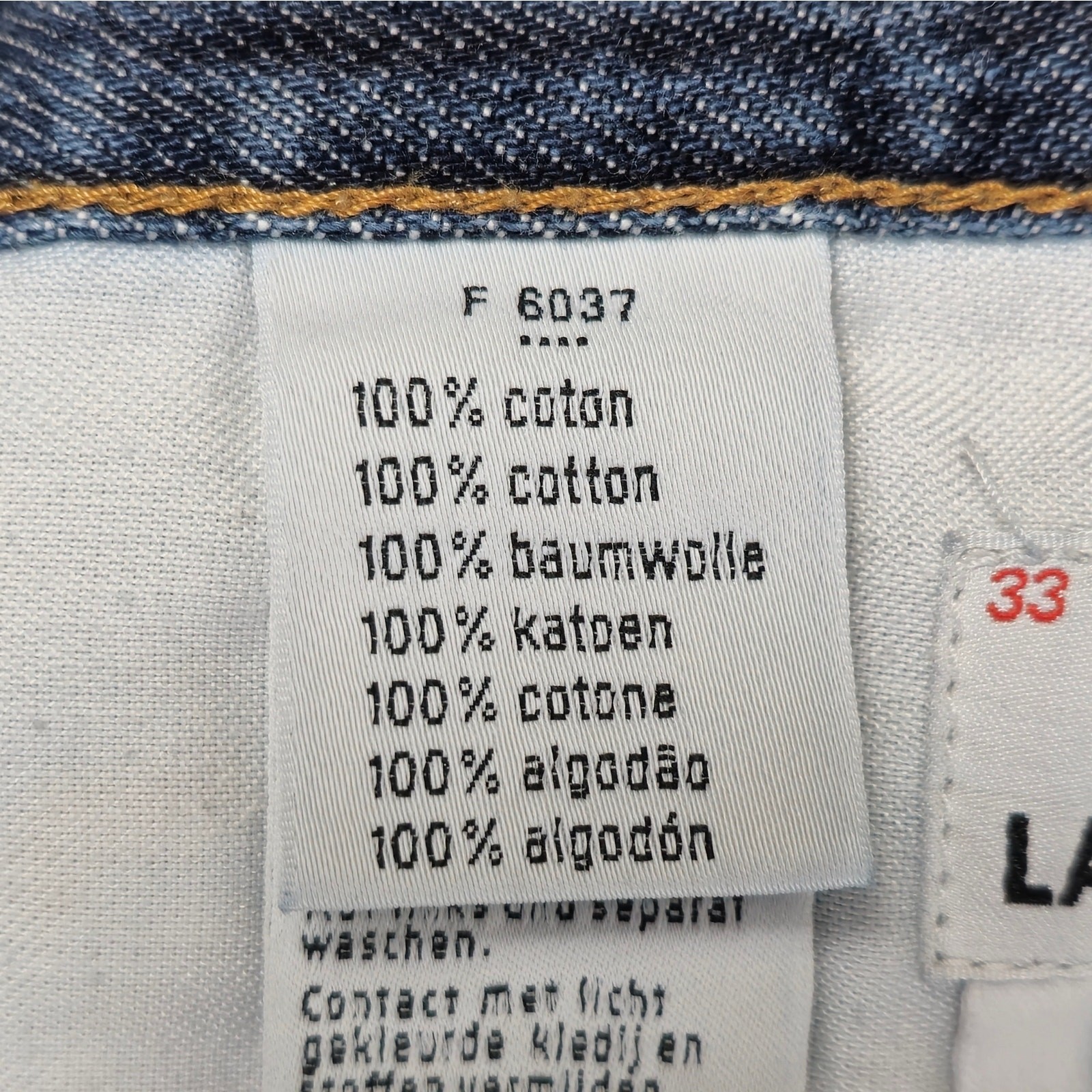 Lacoste Mens 33x30 Straight Leg Jeans thumbnail 14