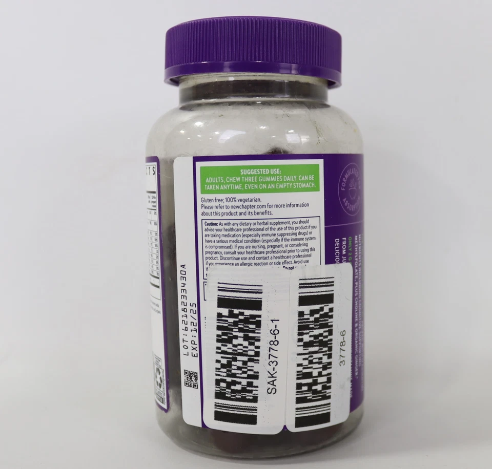 Nuevo Capítulo Prenatal Multivitamínico Gominolas 90, Exp: 30/12/2025 Foto 3 de 4