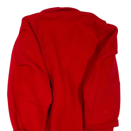 Abrigo mujer lana roja XL - Imagen 4 de 6