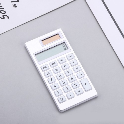 Calculatrice Solaire 12 Calculatrices Standard De Base Pour étudiants (blanches) - Afbeelding 4 van 6