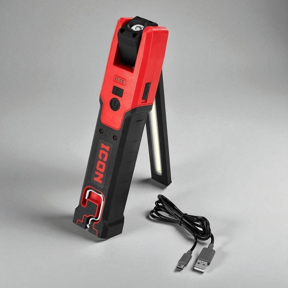 Luz de trabajo barra delgada LED de doble cara de 1000 lúmenes recargable con inspección UV Foto 4 de 4