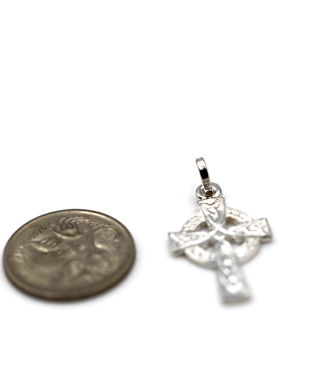 Kaedesigns, Genuine Sterling Silver 925 Celtic Cross Pendant - Free post