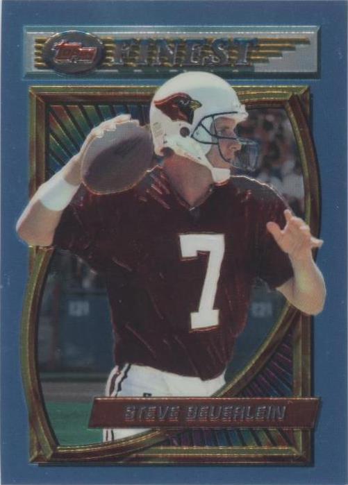 1994 Topps Finest Steve Beuerlein #54 - 1 of 2