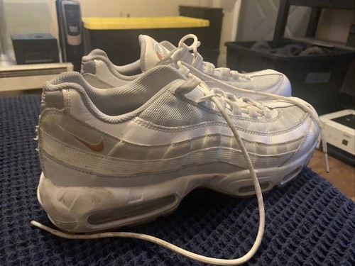 Nike Air Max 95 Shoes "Hot Curry" White Platinum DM0011-100 **NO BOX Pre owned - Picture 12 of 17
