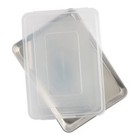 9"x13" Aluminum Pan with Lid Silver: Rectangle Bakeware Set, Hand Wash