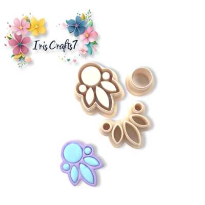 Lünette für einzigartigen Polymer Clay Cutter | 3D-gedrucktes Tonwerkzeug | IrisCrafts7 UK