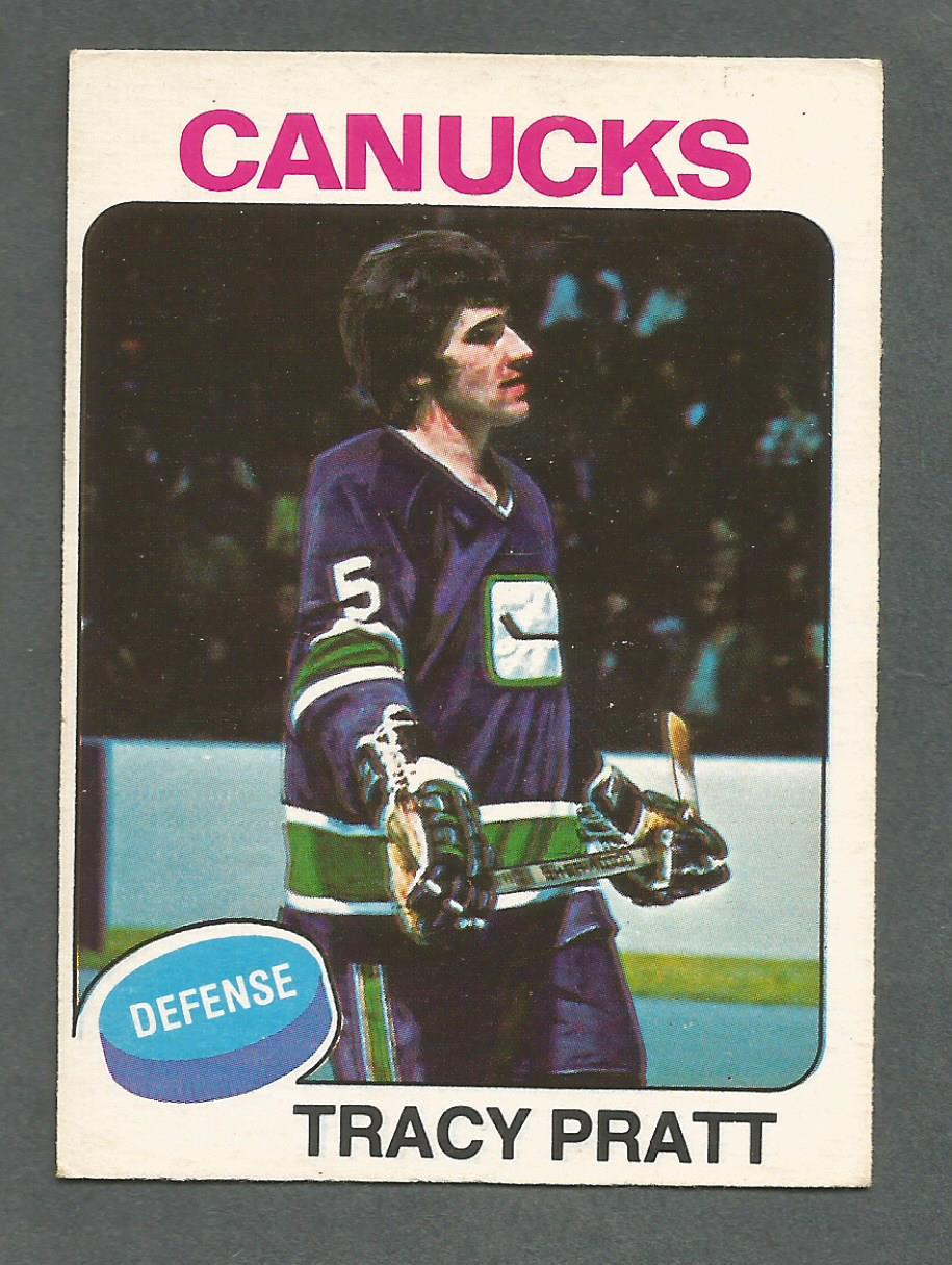 1975-76 OPC O-Pee-Chee Hockey Tracy Pratt #133 Vancouver Canucks NMT+