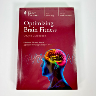 Optimizing Brain Fitness Course Guidebook & 2 DVD Discs Richard Restak 2011 New