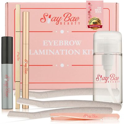 Slay Bae Beauty Eyebrow Lamination Kit - DIY Professional Styling Lift Kit 