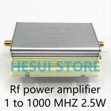 Rf broadband power amplifier 1--1000MHz, 2.5W 