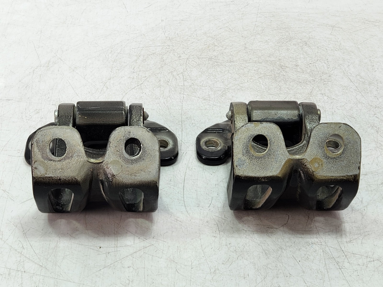 ✅ 11-16 OEM Ferrari FF Front Right Passenger Door Hinge Upper Lower Black SET