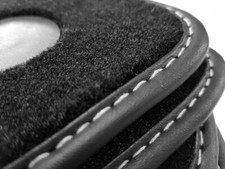 2 Tlg Fußmatten für Mercedes E-Klasse W212 Bj.2009-2015 beste Velours Ziernaht 