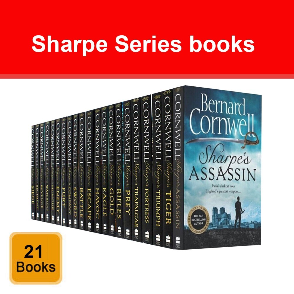 新品 cornwell Collection 洋書12冊セット Bernard Cornwell Sharpe Series 21 Books Collection Set Pack