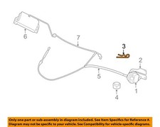 Chrysler Oem 95-07 300m Electrical Cruise Control System-cable Clip 6025867 Chrysler Oem 95-07 300m Electrical Cruise Control System-cable Clip 6025867
