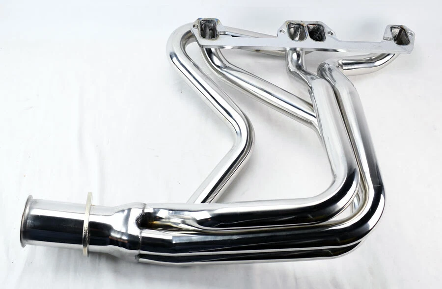 Stainless Exhaust Headers Fits Dodge Chrysler Plymouth Small Block 318 340 360 - Image 3 of 3