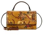 Patricia Nash Goring Leather Top Handle Crossbody Bag-My European Trip-Nwt