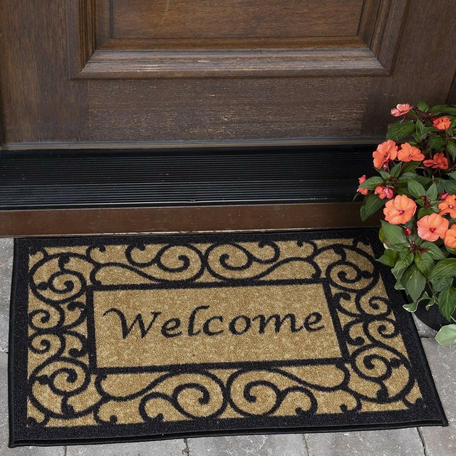 Welcome Mats Coir And Pvc Outdoor Decorative Door Mat Holiday For