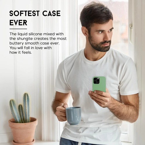 RadEnergy EMF Protection Anti-Radiation Silicone Shungite Case for IPhone 14 - Picture 4 of 10