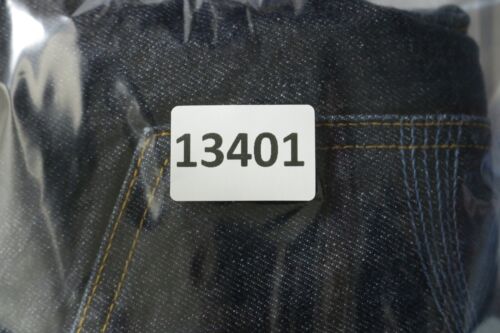 Nudie Selvedge Jeans Herren 31 x 32 blau Denim gerades Bein Knopfleiste trocken grimig Tim - Bild 14 von 14